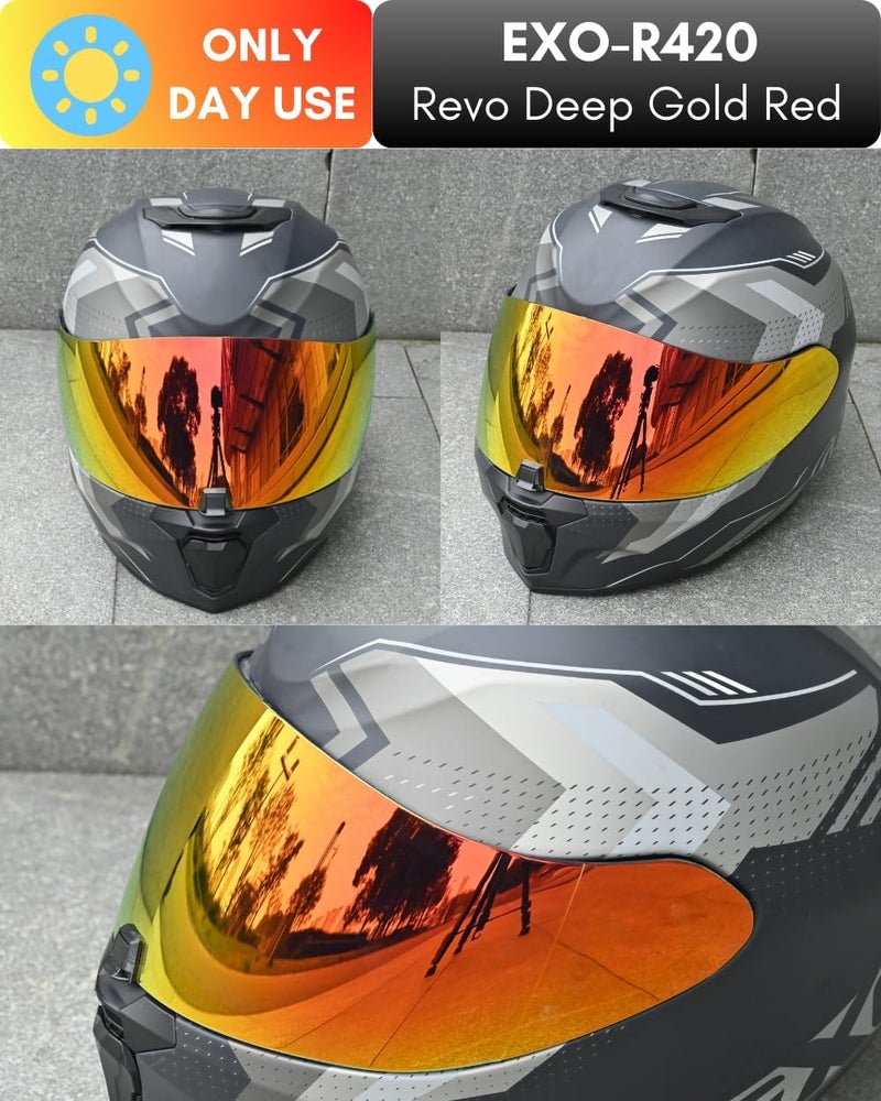Logto Replacement Motorcycle Helmet Visor Shield for R420 Visor Wearproof Windproof Sun Protection Helmet Accessories - Image 4